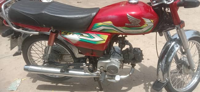 Honda CD 70 MODEL 2023 Karachi number HA