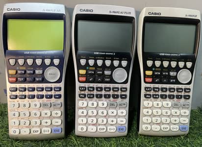 CASIO FX-9860GII SD , 9750GII, 35+E GDC GRAPHIC CALCULATORS
