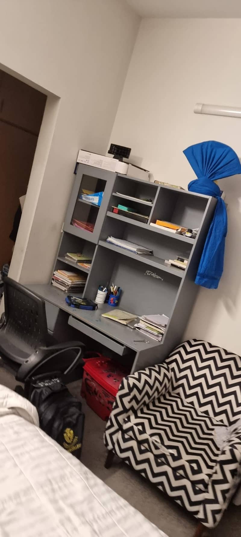 2 Single Beds + Side Table + Study Table 2