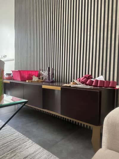 Branded tv console