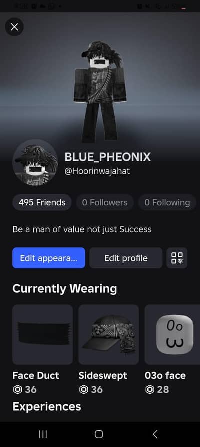 Roblox RBX I'd for sale