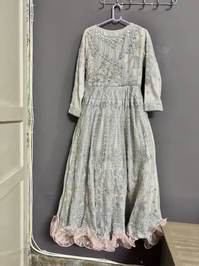 Emaan adeel Luxury Formal embroidery frock
