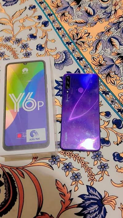 Huawei Y6p with box pya approved
