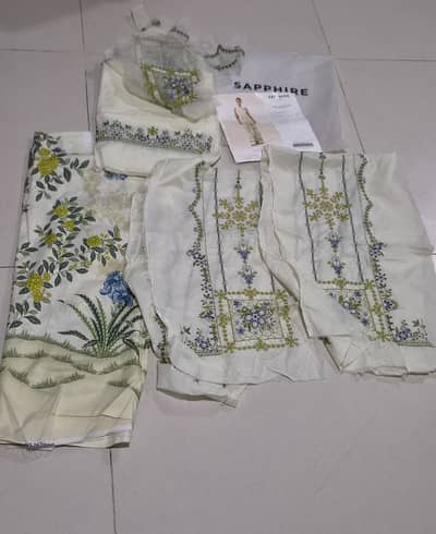 Sapphire 2 piece unstitched dress