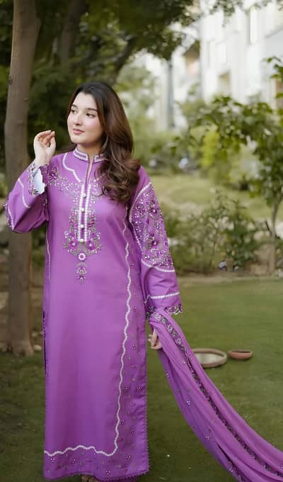 lawn suit women designer cotton690000