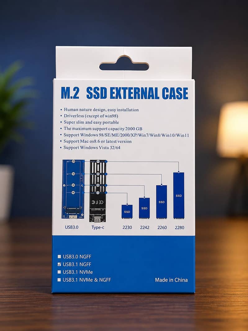 M. 2 Ssd  External Case 1