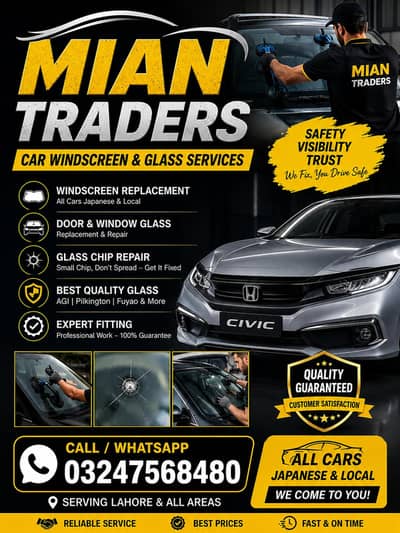 Car Windscreen & Glass Replacement | Mian Traders