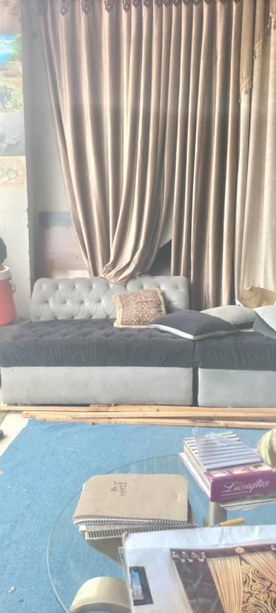 sofa for sale 16 seats black and gray. .