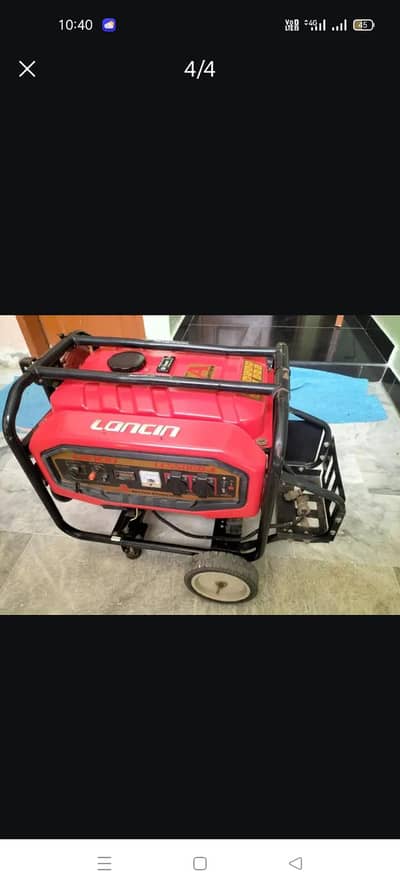 Loncin LC 5500D-A Generator 3.1 kVA – Almost New