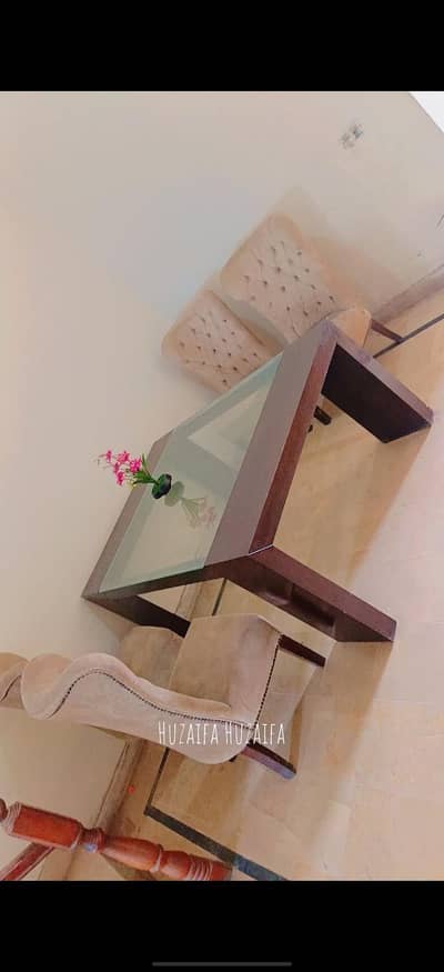 6  sofa chairs and 1 dining table