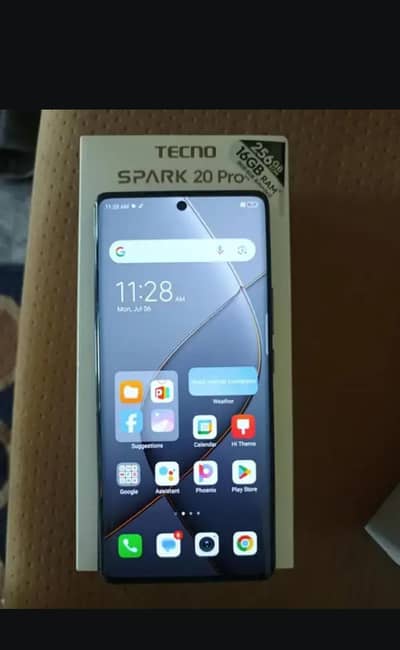 Tecno Spark 20 Pro Plus full box