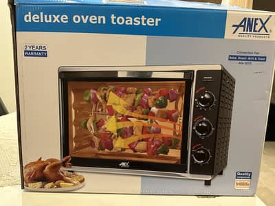 Anex Deluxe Oven Toaster AG-3070. Warranty until February 2028