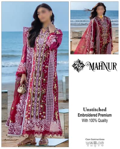 beautiful dress unstitched brand new collection