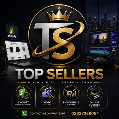 selling shopify,web development, video editing and other courses