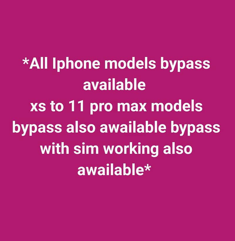iphone bypass awailable 0