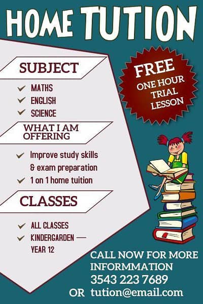 Online tuition Available from class 1 to 5