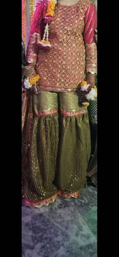 Mehndi dress bridal