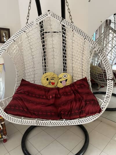 Large Double-Seater Hanging Egg Swing Chair