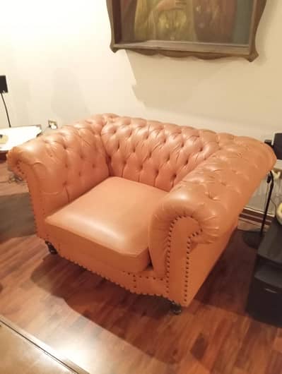 Leather Sofa Set