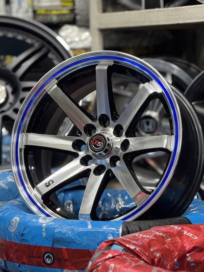 New Alloy rims stock available rawalpindi