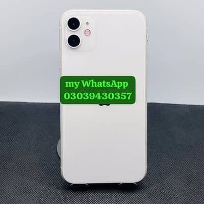 Apple iPhone 11 256GB full box Whatsapp no 03039430357