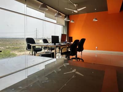 **Prime 8 Marla Commercial Floor for Rent on Main Boulevard | DHA Phase 6 | 6 Rooms **