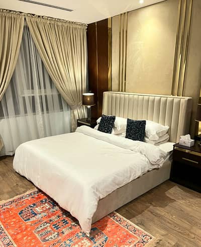 Luxury Park-Facing 2-Bed Furnished Apartment For Rent In Penta Square DHA Phase 5 Lahore