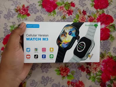 M3 Android Smart Watch 4G + 64GB | Brand New With Box