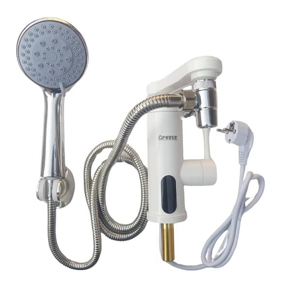 TRIMUX Instant Electric Hot Water Heater Faucet with Digital Display, 2200W Tankless Instant Heating Tap