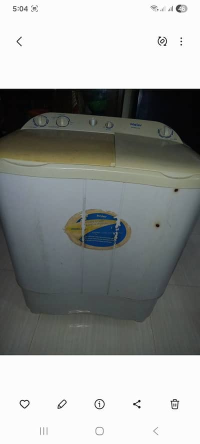 Semi automatic Haier used machine for sale in working condition