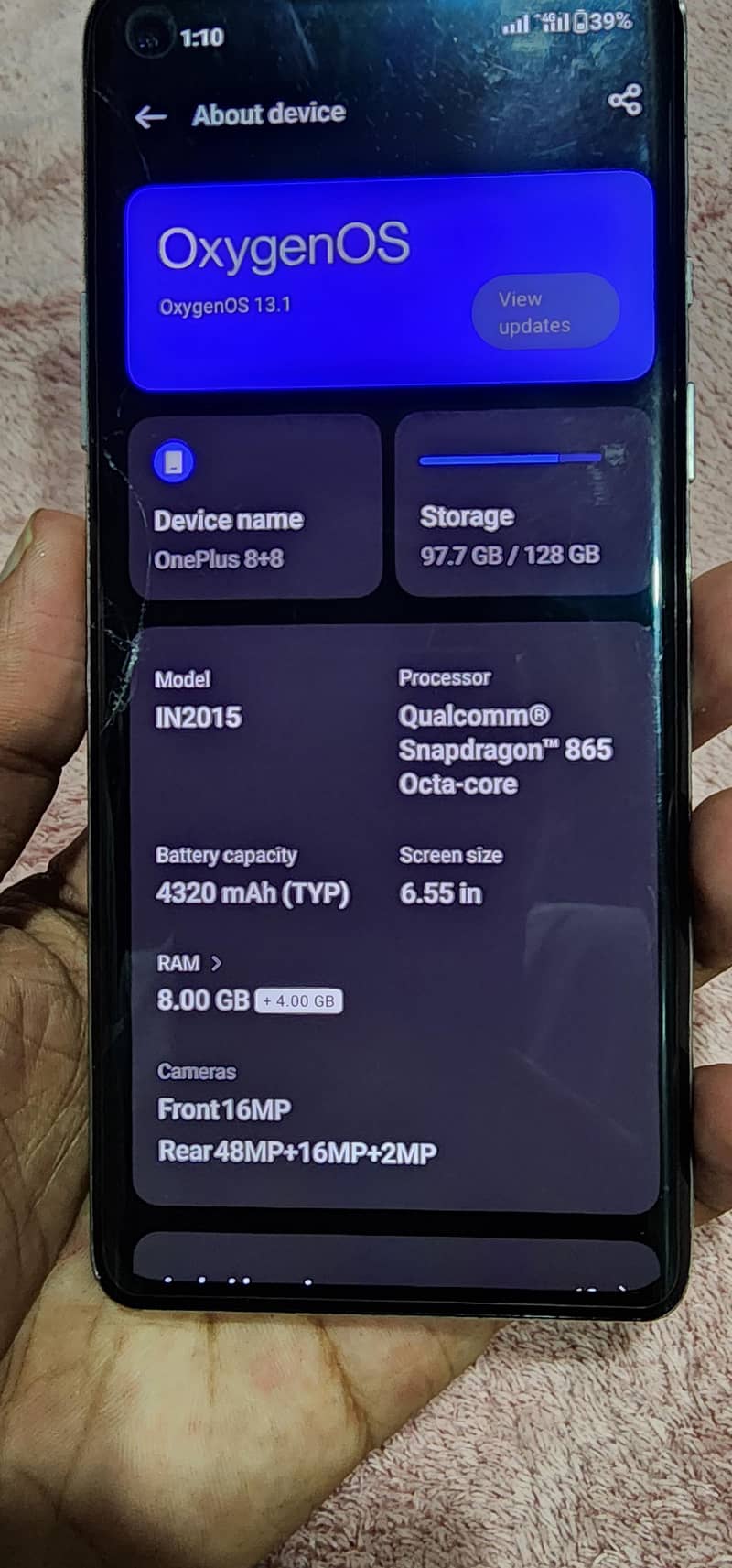 One Plus 8 6