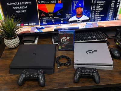 PlayStation 4 Slim 500GB – Black + Gran Turismo (PS4)