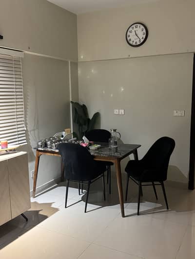 Dining Table chairs and Console