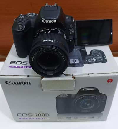 Canon EOS 200D DSLR Camera + 18-55mm IS STM | Fresh Condition