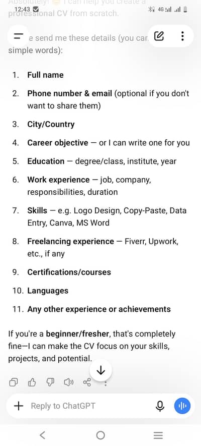 assignment work