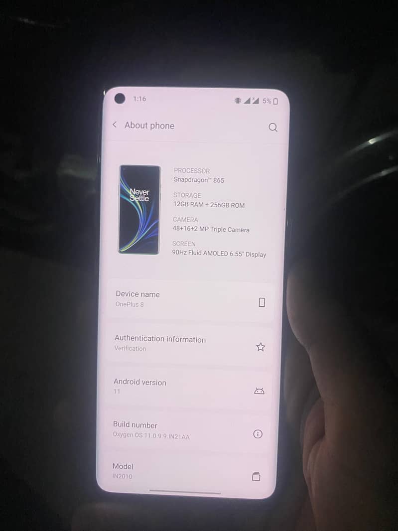 One Plus 8 7