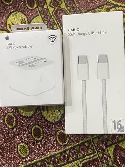Iphone Original Adapter with C to C Original Fast Cable NFC supported
