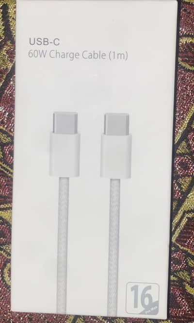 iPhone 20w Fast C to C type charging cable 100% original and imported