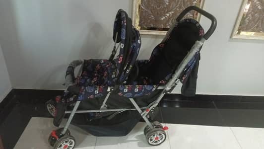 kids double pram