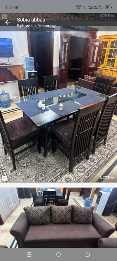 dining table sir chairs