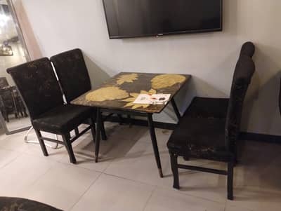 Restaurant dining table sets x4