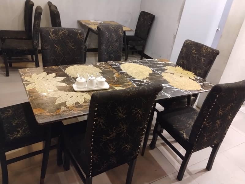 Restaurant dining table sets x4 1