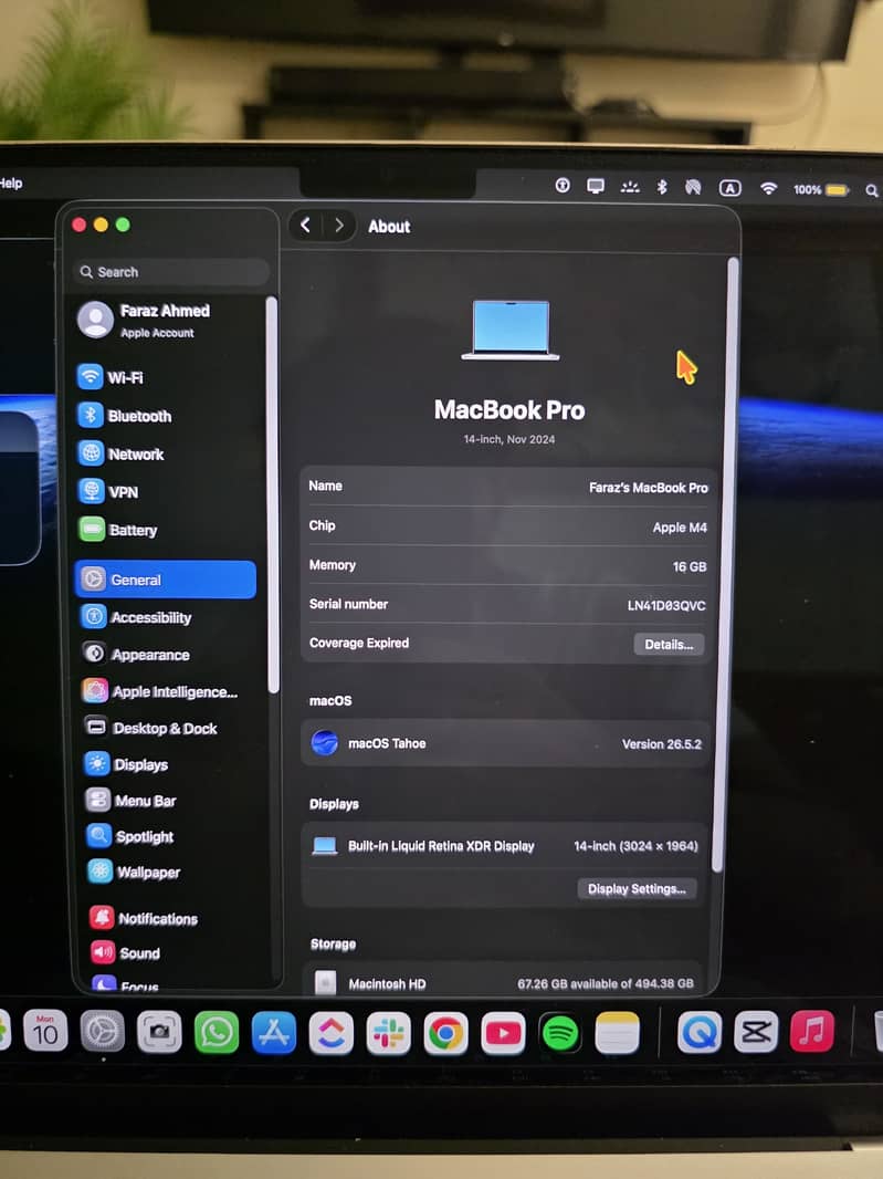 MacBook Pro M4 19