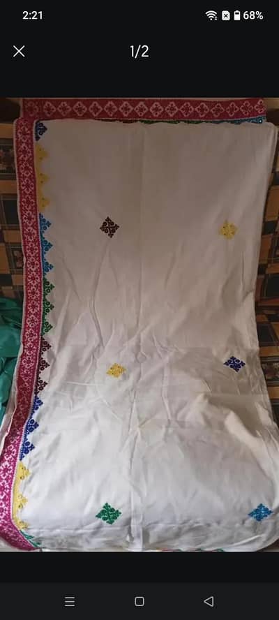Sindhi white chadar