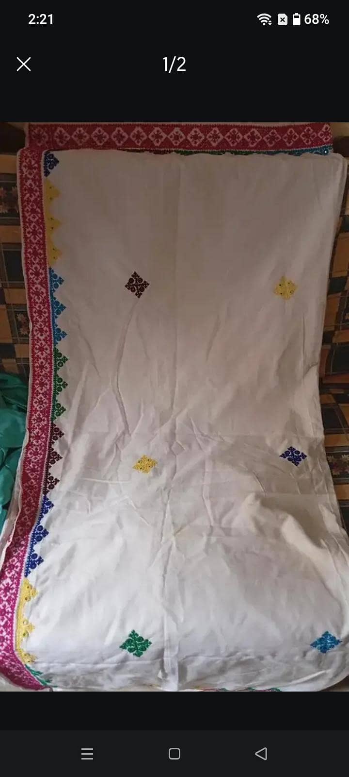 Sindhi white chadar 0