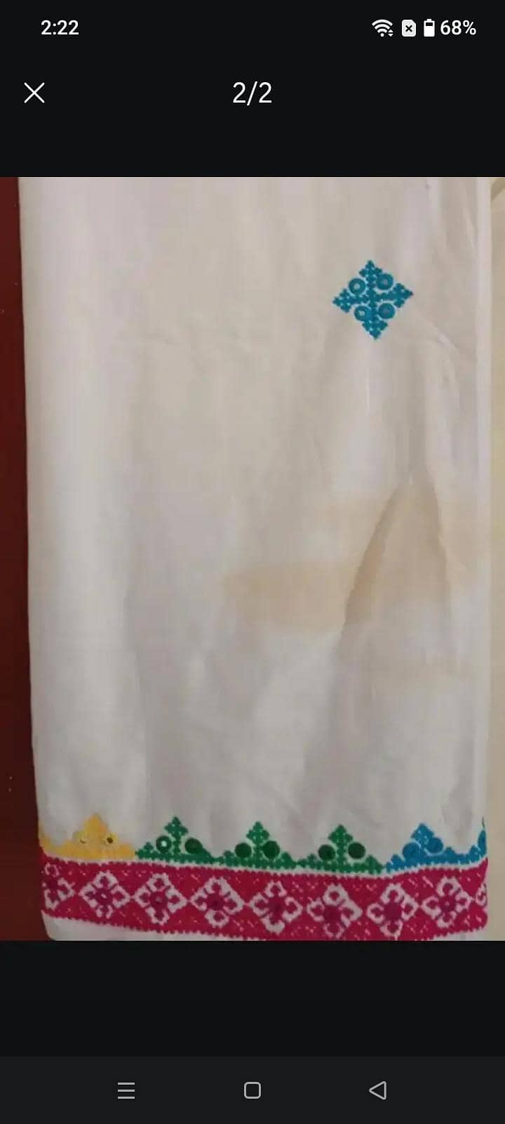Sindhi white chadar 1