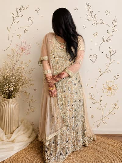 walima maxy in reasonable price in  beige color