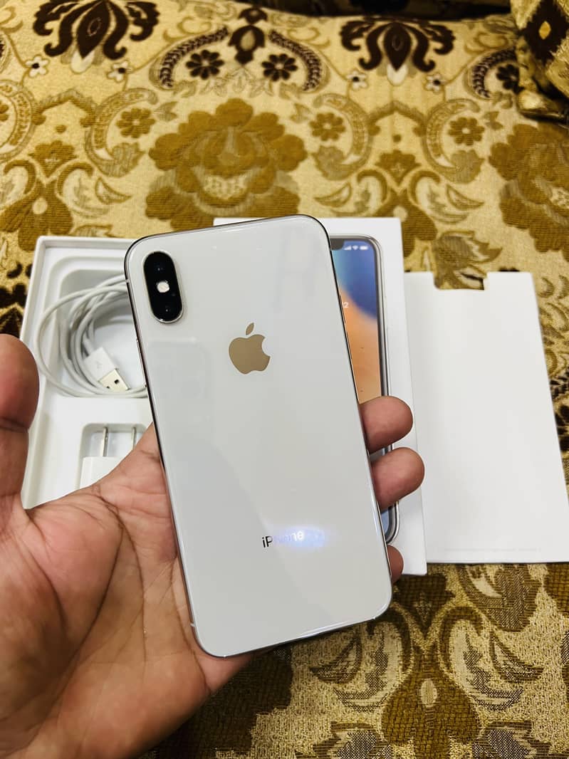 iPhone X pta approved 256gb compete box 0