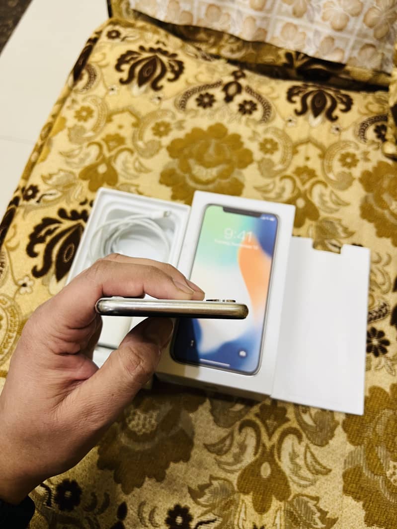iPhone X pta approved 256gb compete box 3