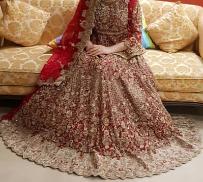 Bridal Lehnga - Libas-e-Khas. Just like new (worn 1 time)